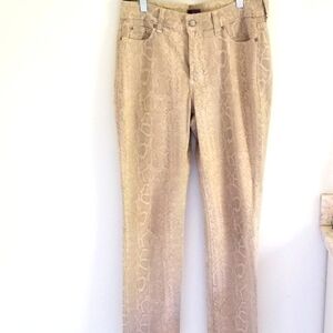NYDJ Snakeskin Skinny Jeans